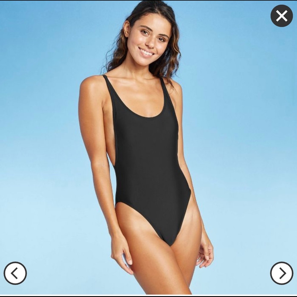 Black one piece